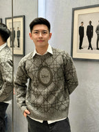 2026 New Style CD Emblem Embroidered Vine Pattern Sweater (AA1037-B60)