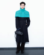 2026 New Model Triangle Brand Double-Peaked Coat with Two Front Buttons (CC7030-D30)