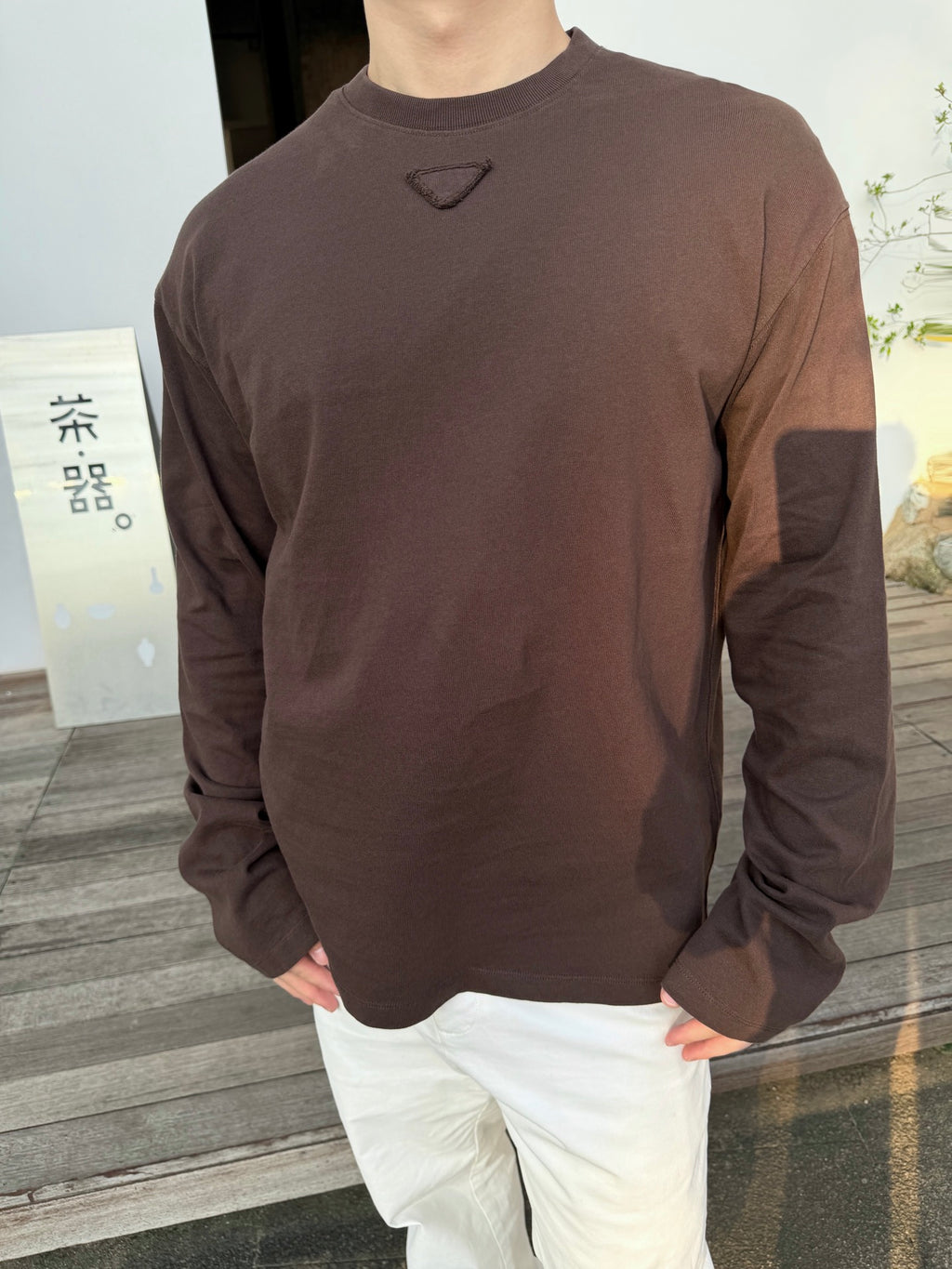 2026 New Model Triangle Brand Long-Sleeved Shirt (CC7049-A60)