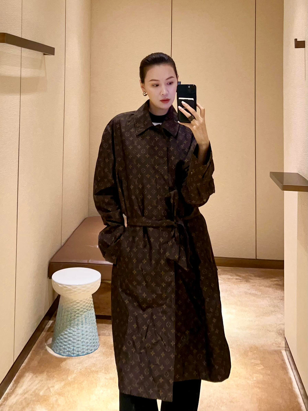 2026 Women's LY Fully Printed Logo Coat (DD189)