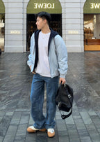 2026 New Style Way Embroidered Logo Printed Denim Pants (BB4044-B75)