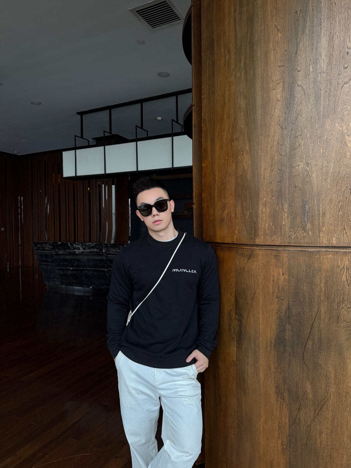 2026 New Model Mon Logo Embroidered Sweatshirt (AA1054-A65)