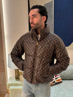 2026 new model LY logo fully printed leather jacket (AA642-E40)