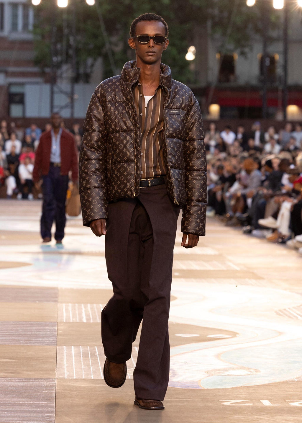 2026 new model LY logo fully printed leather jacket (AA642-E40)