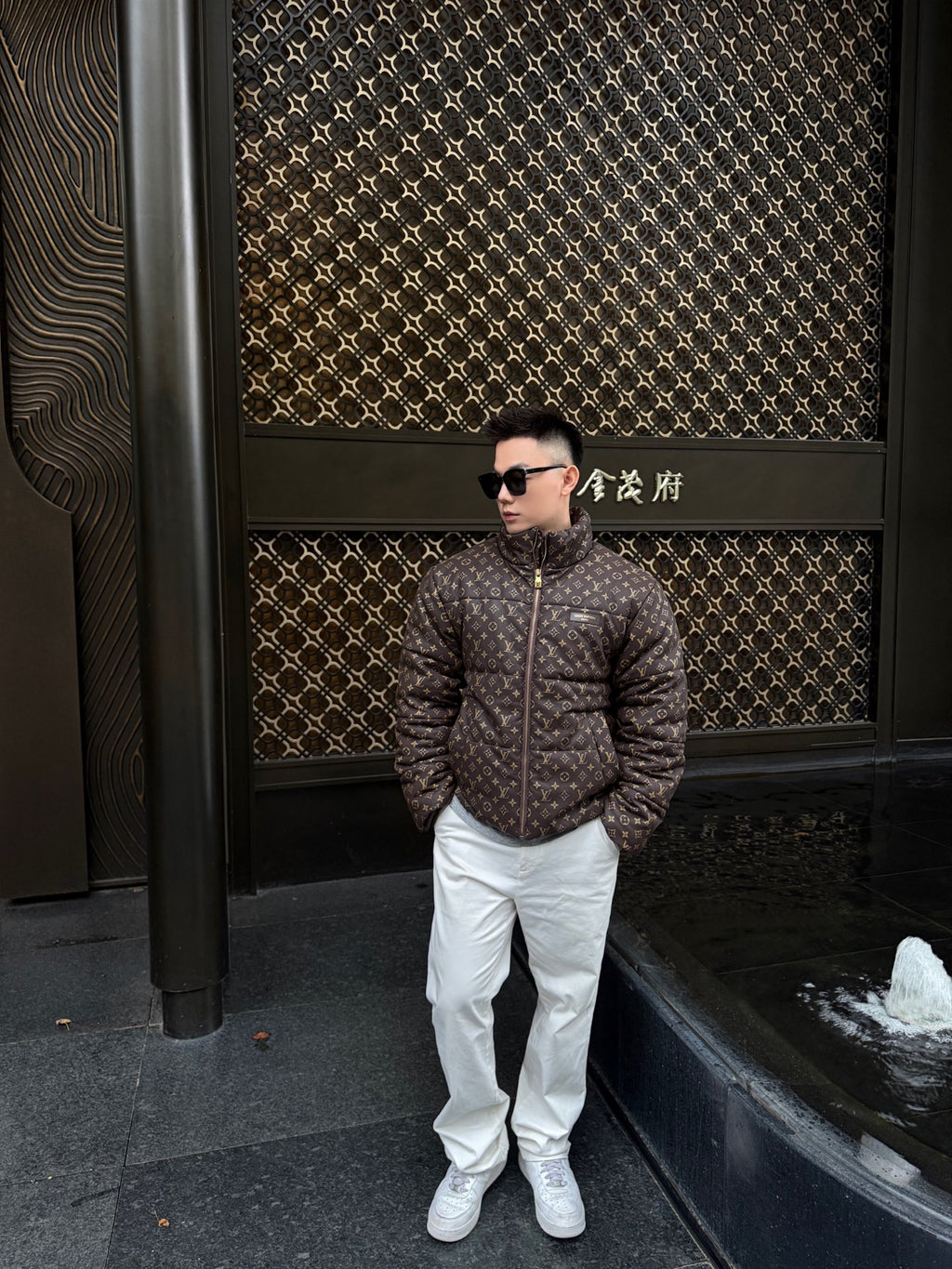 2026 new model LY logo fully printed leather jacket (AA642-E40)