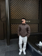 2026 new model LY logo fully printed leather jacket (AA642-E40)