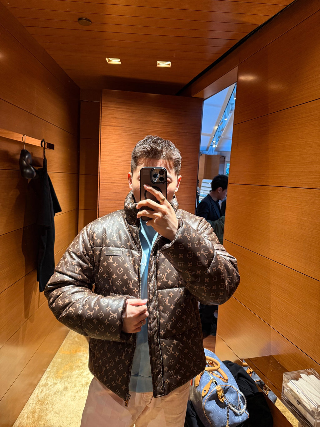 2026 new model LY logo fully printed leather jacket (AA642-E40)
