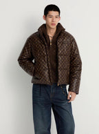 2026 new model LY logo fully printed leather jacket (AA642-E40)