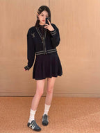 2026 Women's LY Label Peony Flowered Blouse Sweater (DD211)