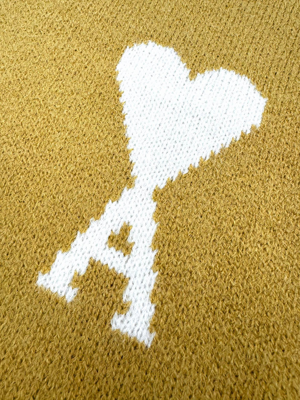 2026 New Heart A Jacquard Crew Neck Knit (25374-B30)