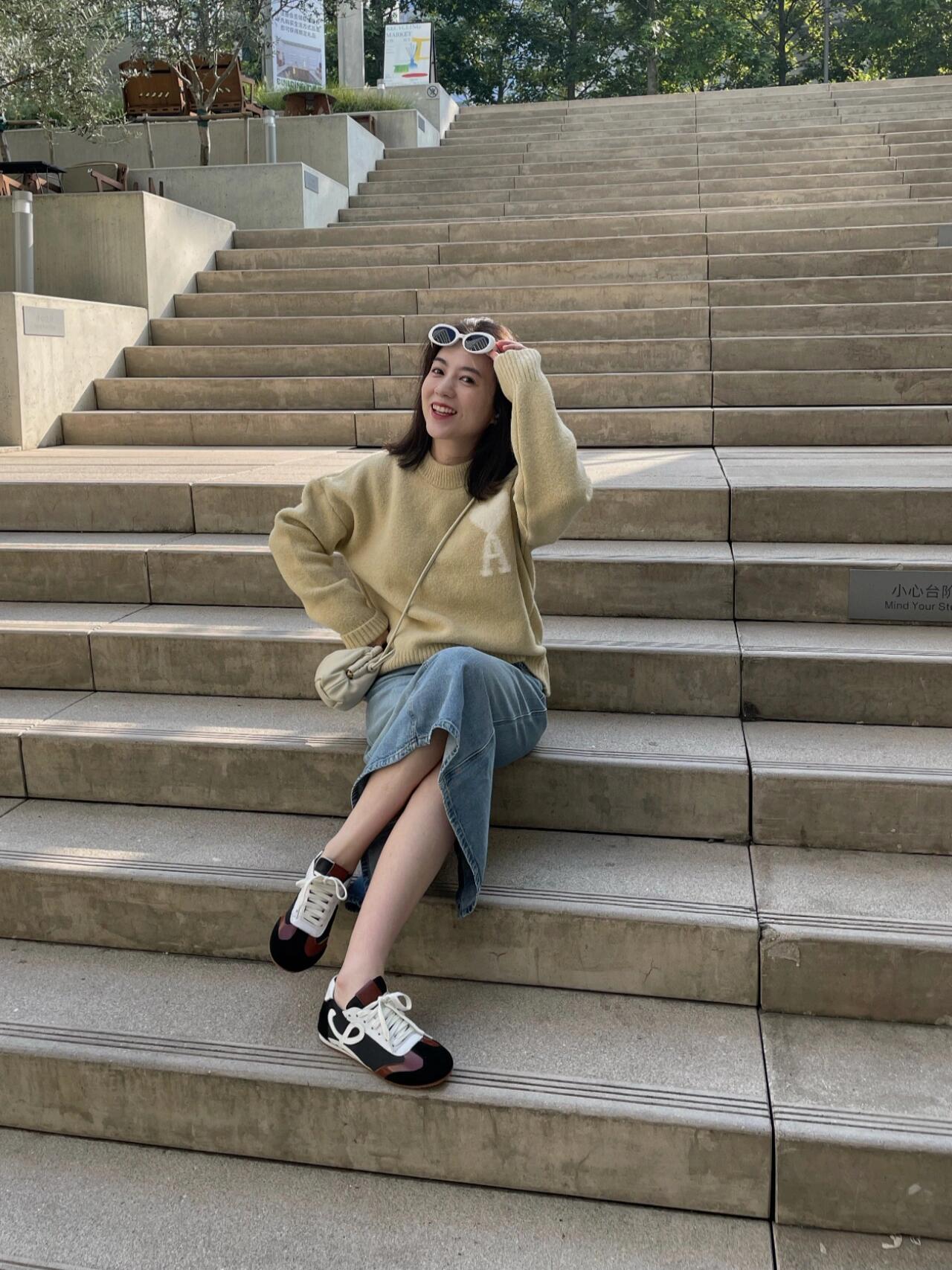 2026 New Heart A Jacquard Crew Neck Knit (25374-B30)