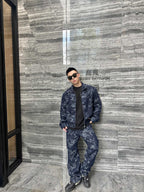 [VIP Exclusive] 2026 New GU All-Over Jacquard Denim Jacket (BB707-B85)