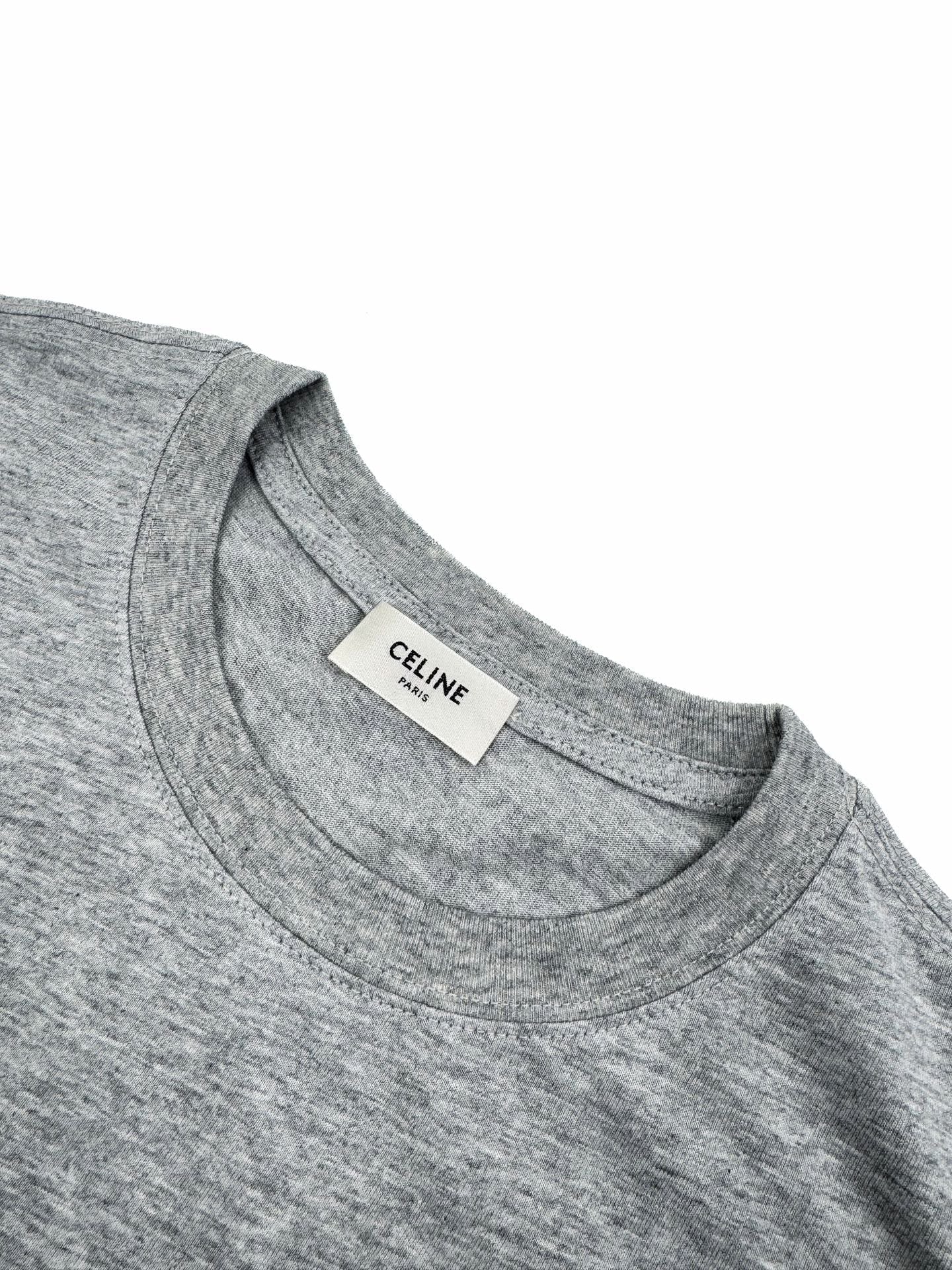 2026 New Ce Flocked Letter T-Shirt (AA533-A10)
