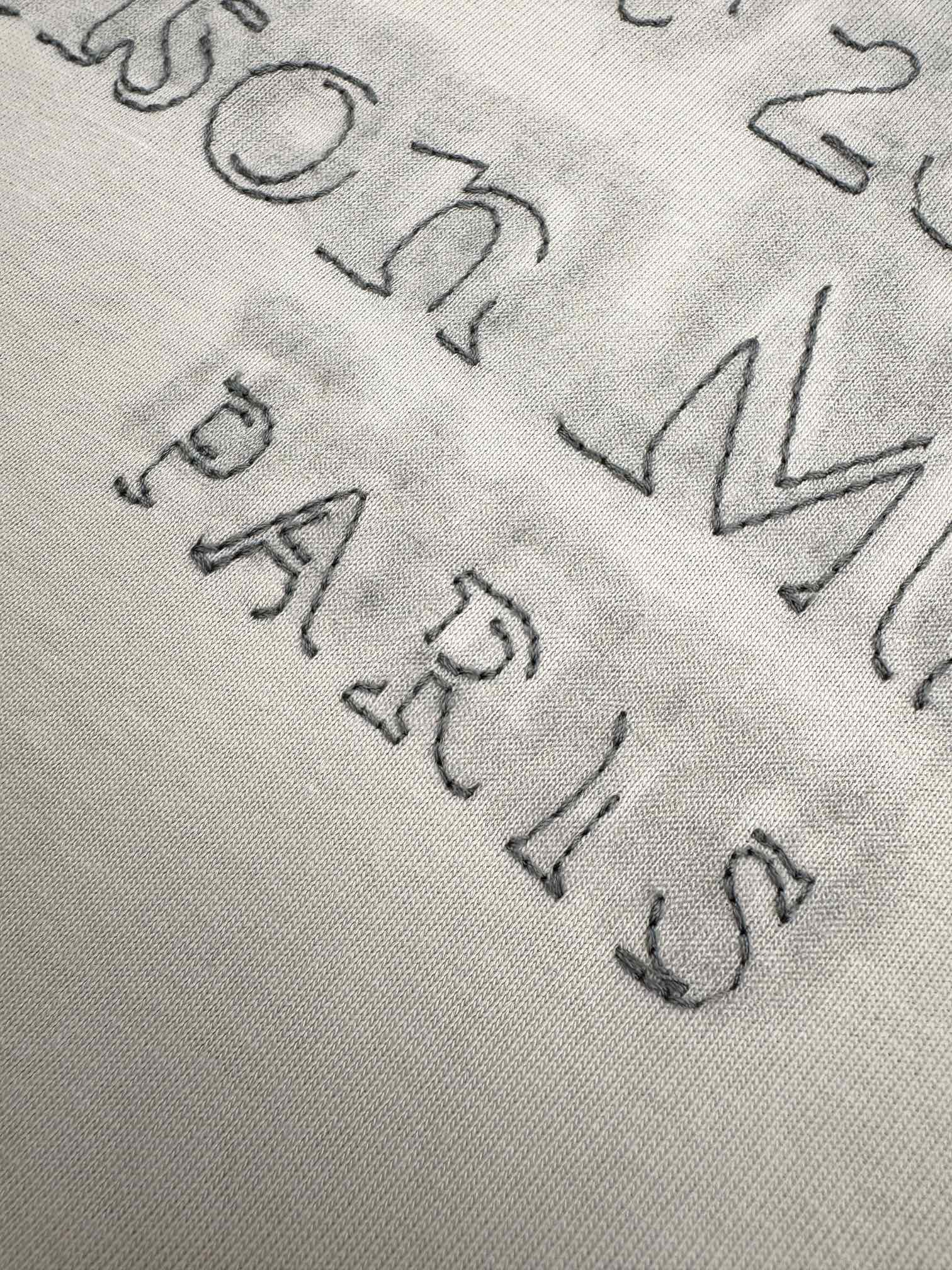 2026 New Ma Embroidered Print T-Shirt (25234-A20)
