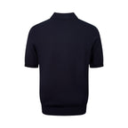 [VIP Exclusive] 2026 New Triangle Brand Embroidered Wool-Blend Zip-Front Polo Shirt (25127-A70)