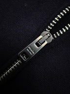 [VIP Exclusive] 2026 New Triangle Brand Embroidered Wool-Blend Zip-Front Polo Shirt (25127-A70)