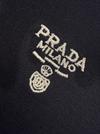 [VIP Exclusive] 2026 New Triangle Brand Embroidered Wool-Blend Zip-Front Polo Shirt (25127-A70)