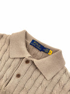 2026 New RL Cable-Knit Polo Neck Sweater (CC945-A60)