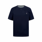[VIP Exclusive] 2026 New BC Embroidered Patch Layered Short Sleeve (BB787-A15)