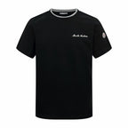 2026 New Mon Embroidered Logo Fake Two-Piece Short Sleeve (AA524-A15)