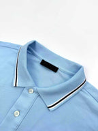 [VIP Exclusive] 2026 New Triangle Brand Logo Embroidered Drawstring Polo Shirt (CC947-A40)