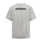 [VIP Exclusive] 2026 New Balen Distressed Print Letter Short-Sleeve T-Shirt (BB770-A20)