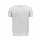 2026 New RL Cable-Knit Short-Sleeve Sweater (CC938-A50)