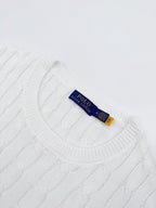 2026 New RL Cable-Knit Short-Sleeve Sweater (CC938-A50)