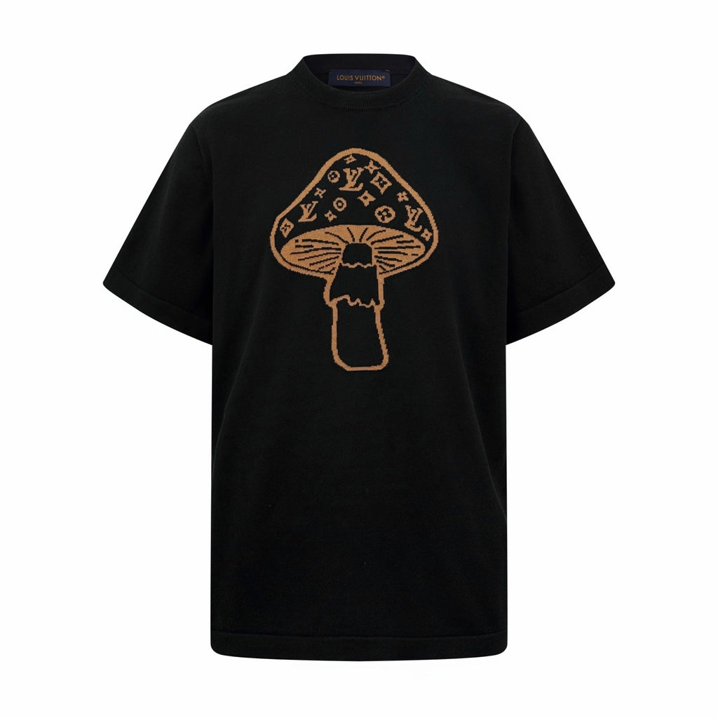 2026 New LY Mushroom Embroidered Logo Short-Sleeved Shirt (AA547-A65)