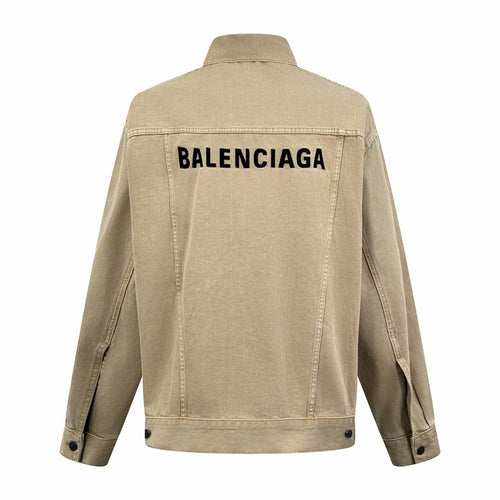 2026 New Balen Embroidered Denim Jacket (BB746-B85)