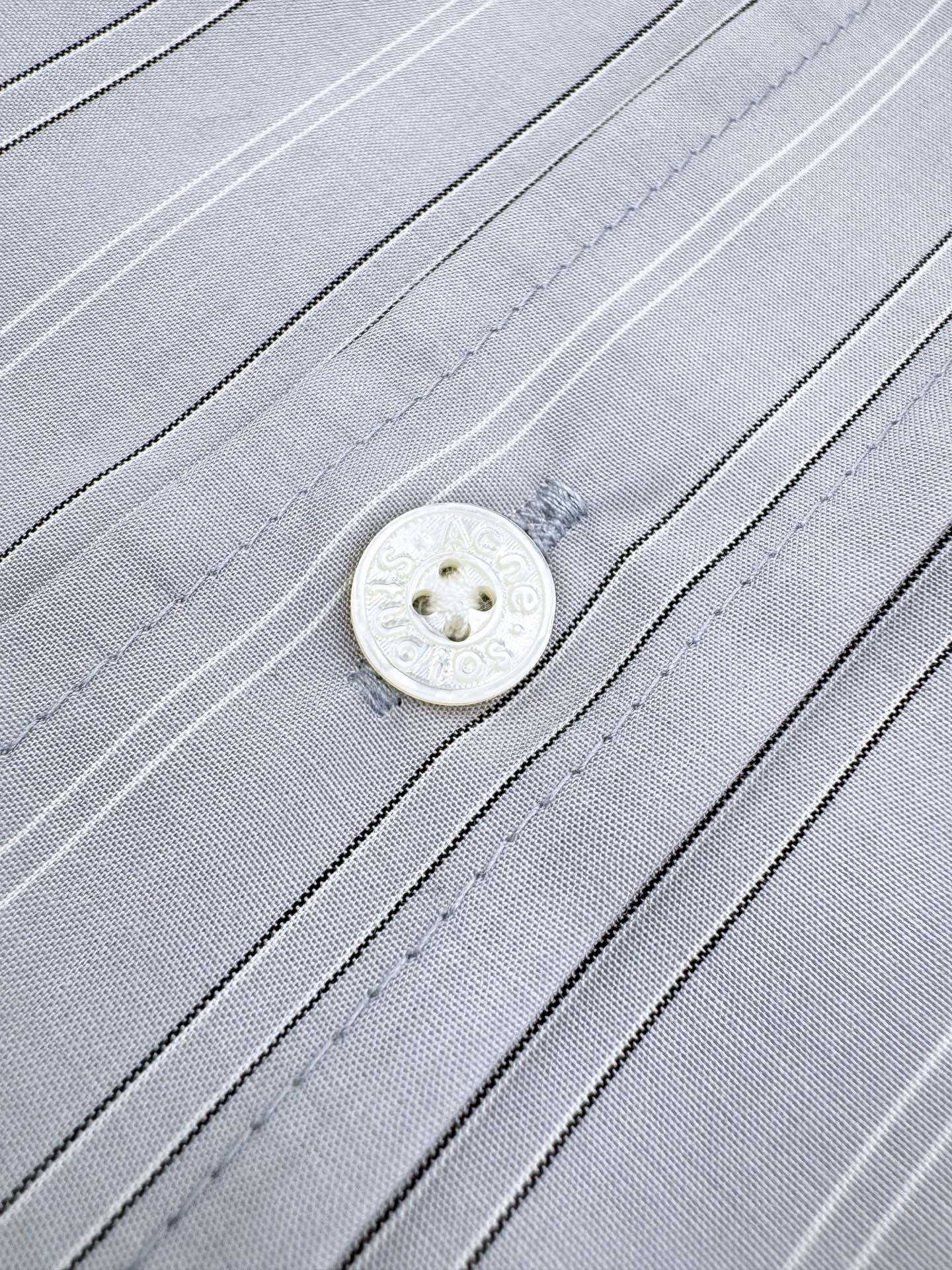 2026 New Acn Label Striped Button-Down Shirt (CC949-B40)