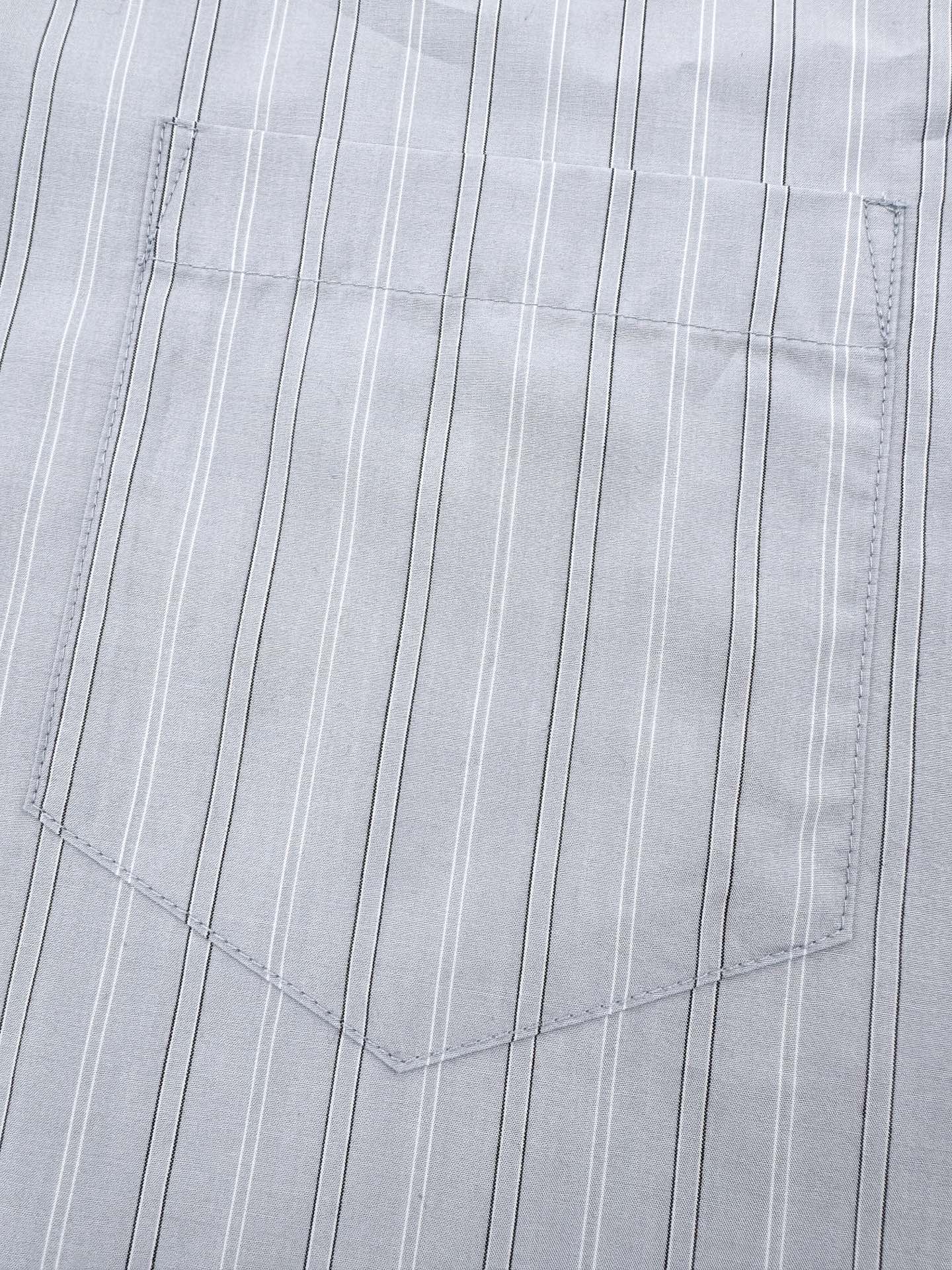 2026 New Acn Label Striped Button-Down Shirt (CC949-B40)