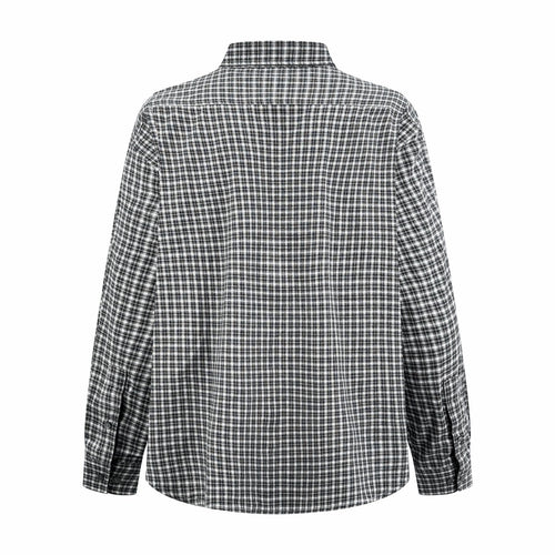 2026 New Acn Logo Tartan Button-Down Shirt (CC941-B50)