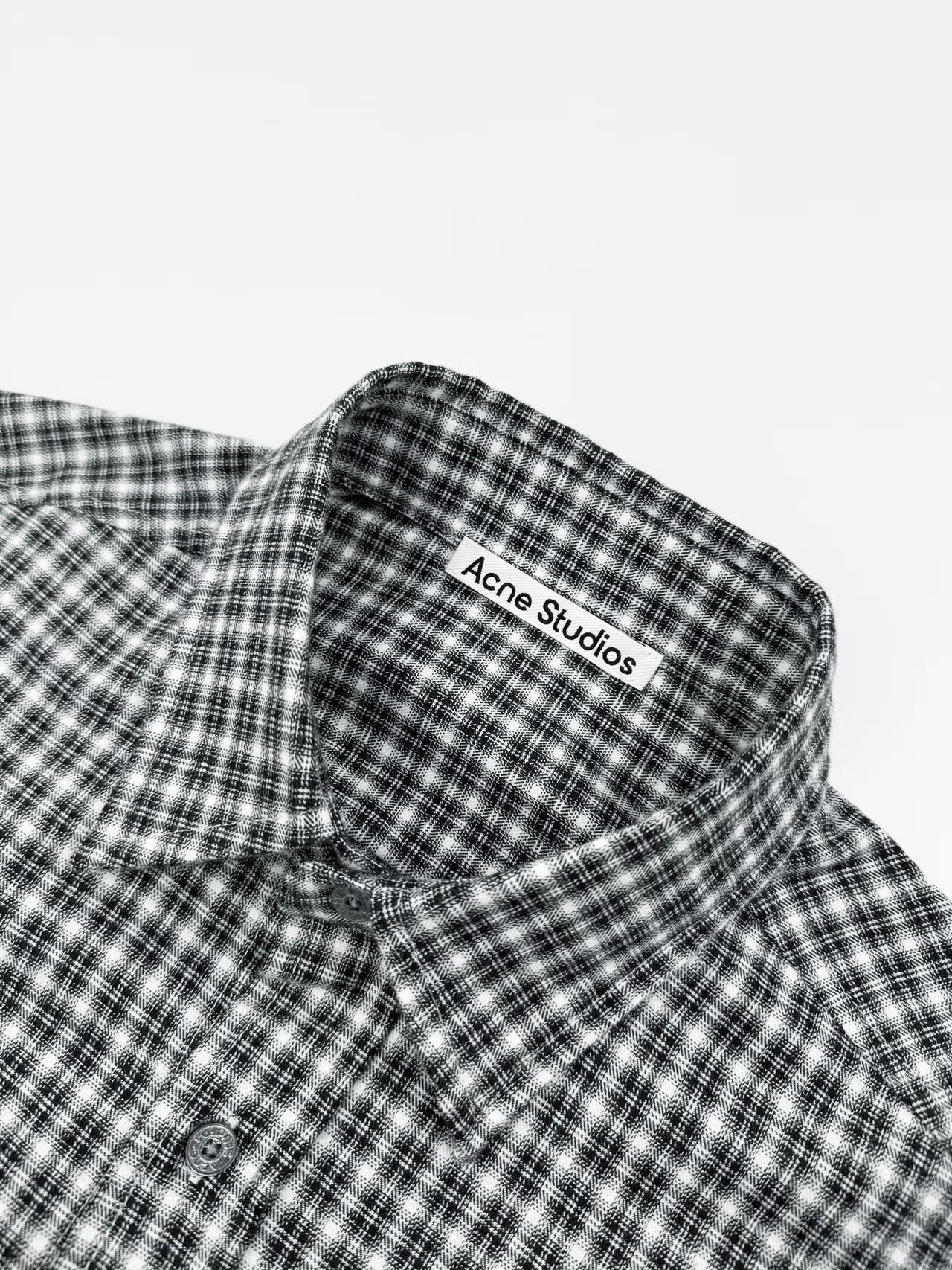2026 New Acn Logo Tartan Button-Down Shirt (CC941-B50)