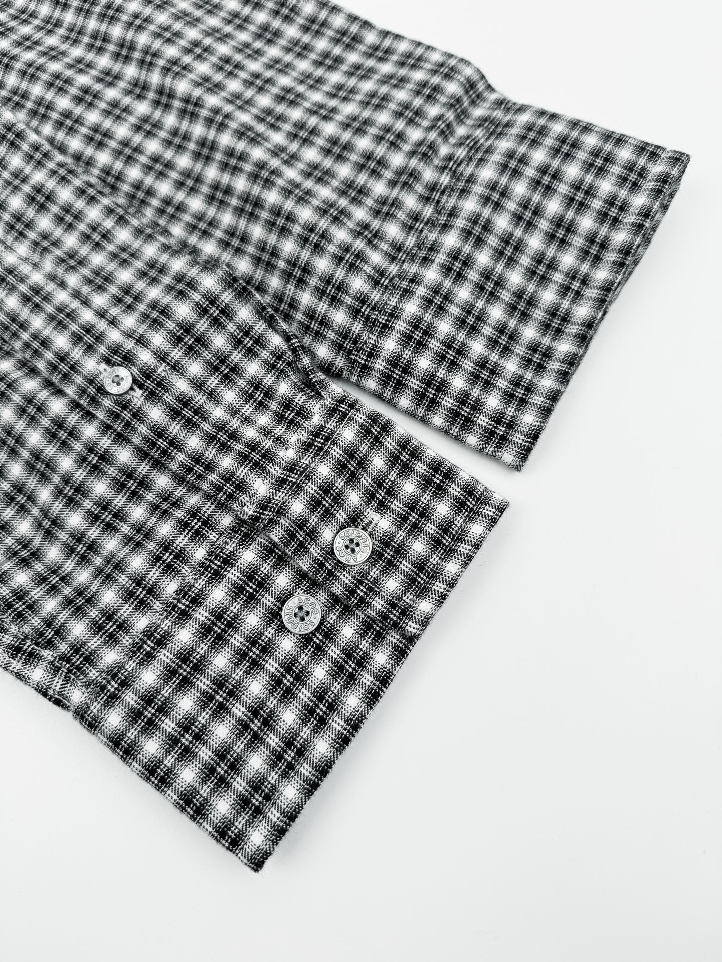 2026 New Acn Logo Tartan Button-Down Shirt (CC941-B50)