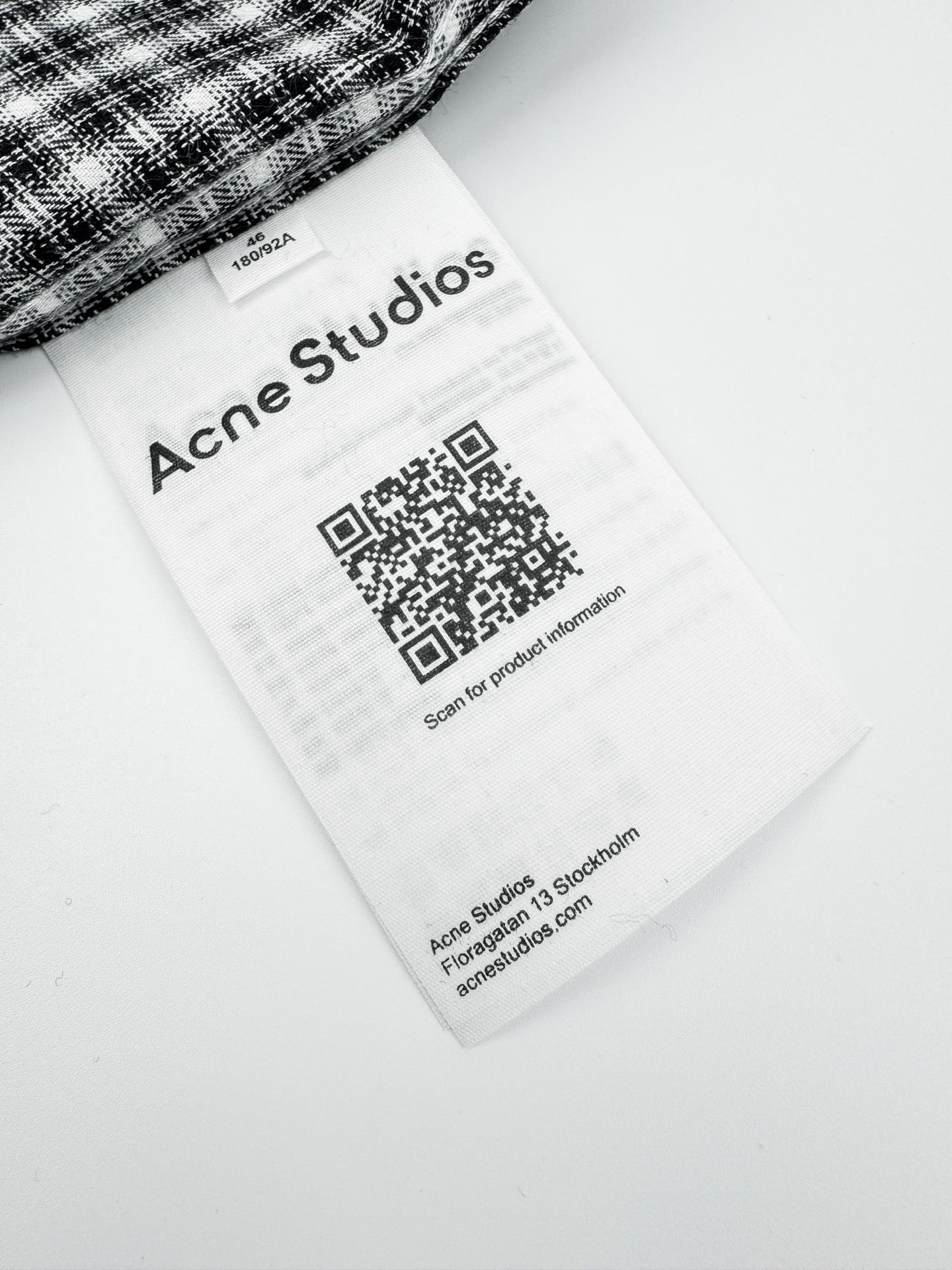 2026 New Acn Logo Tartan Button-Down Shirt (CC941-B50)