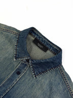 [VIP Exclusive] 2026 New GU Embroidered Family Crest Denim Shirt (BB734-B40)