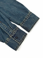[VIP Exclusive] 2026 New GU Embroidered Family Crest Denim Shirt (BB734-B40)