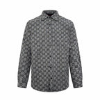 [VIP Exclusive] 2026 New GU Full-Print Check Jacquard Shirt (BB720-B50)