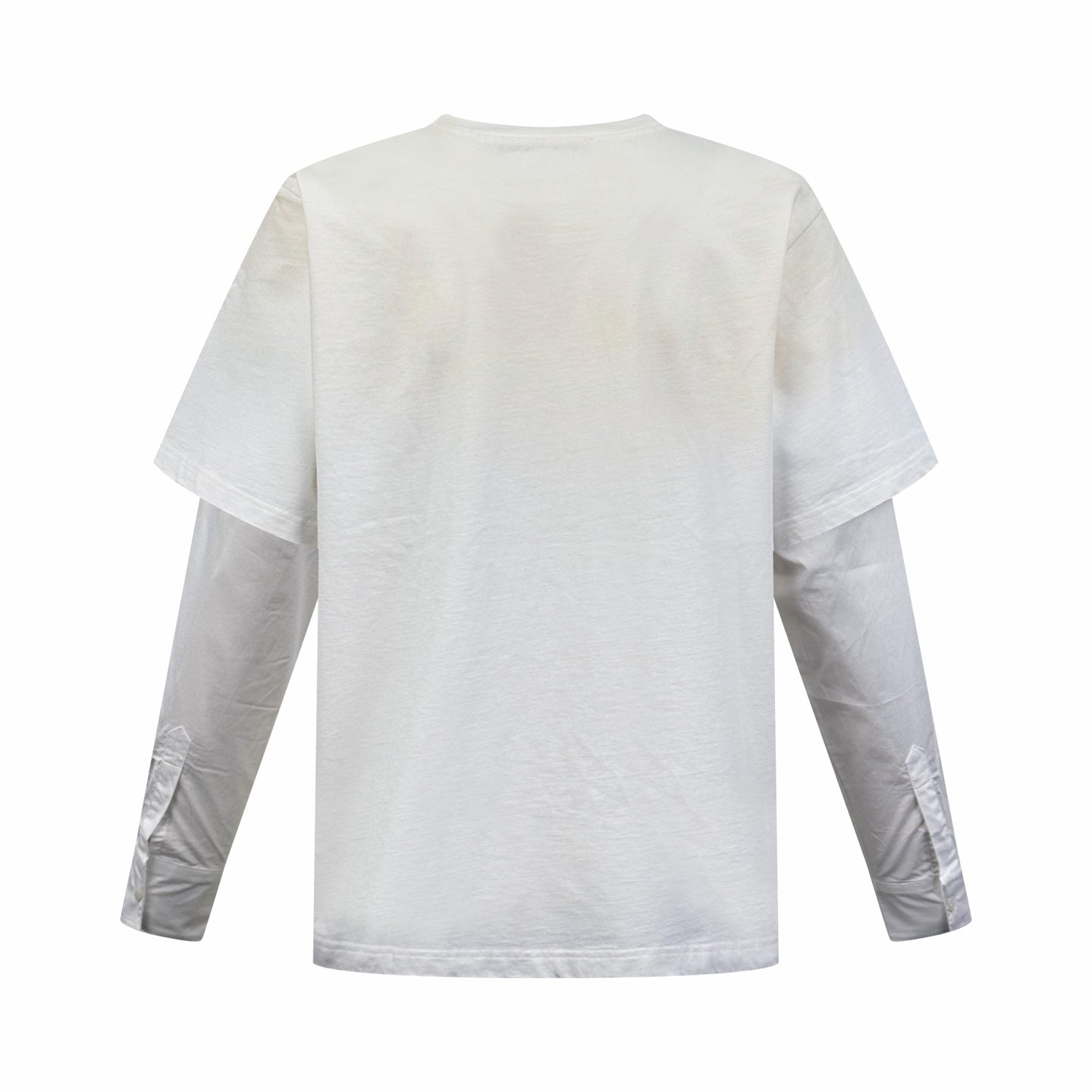 2026 New Acn Distressed Logo Faux Two-Piece Long Sleeve (25286-A90)