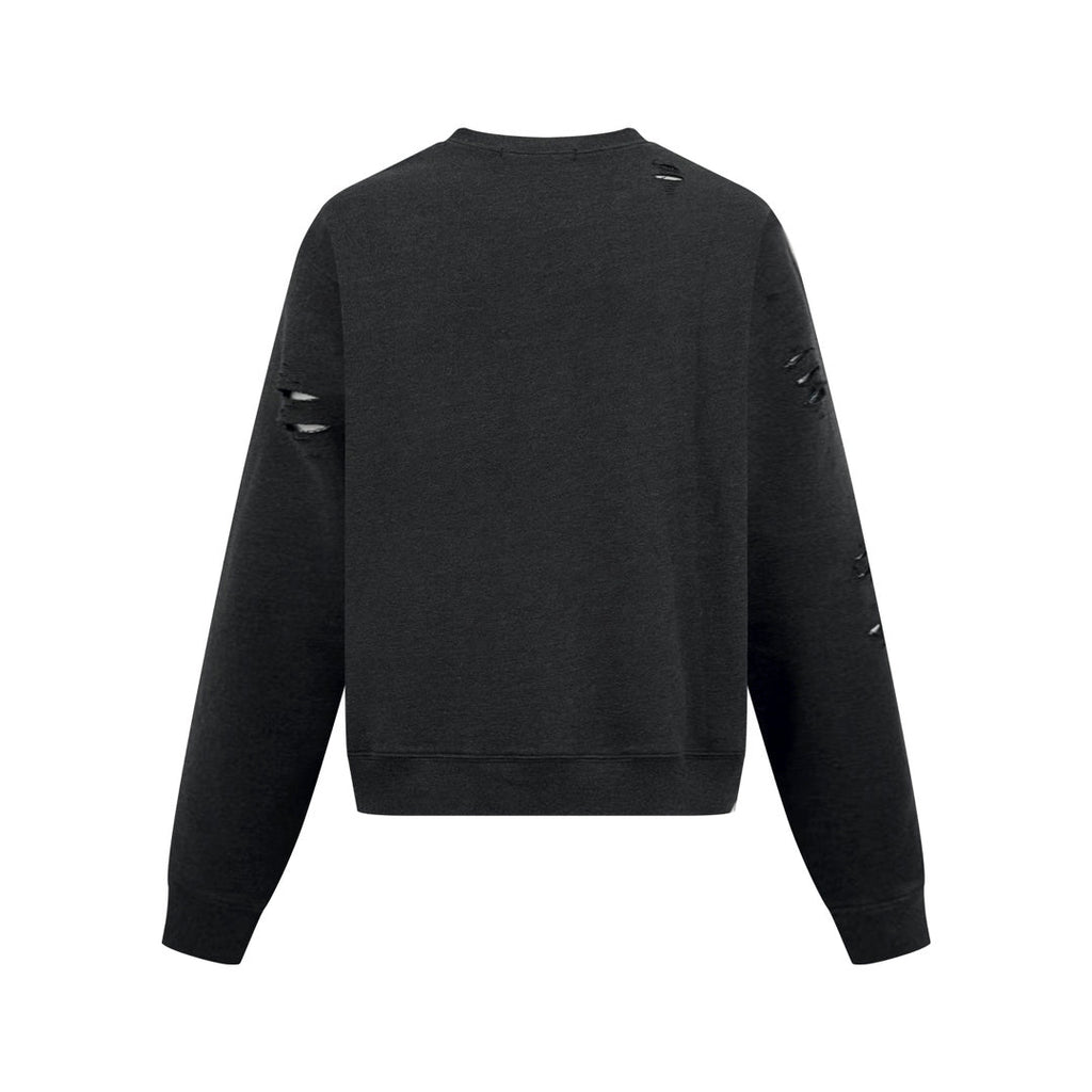 2026 New AS Distressed Logo Sweatshirt with Holes (25310-B20)