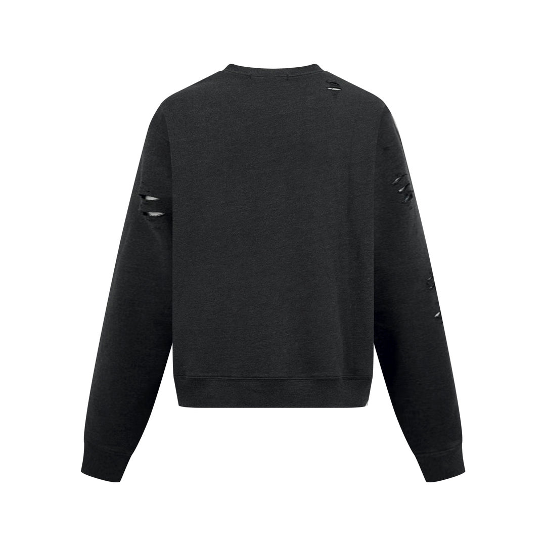 2026 New AS Distressed Logo Sweatshirt with Holes (25310-B20)