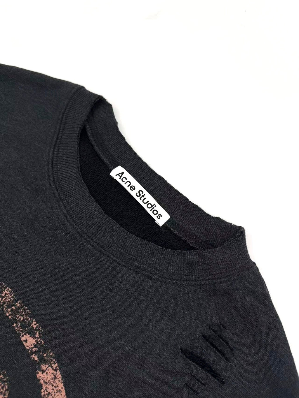 2026 New AS Distressed Logo Sweatshirt with Holes (25310-B20)
