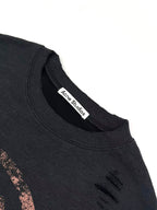 2026 New AS Distressed Logo Sweatshirt with Holes (25310-B20)