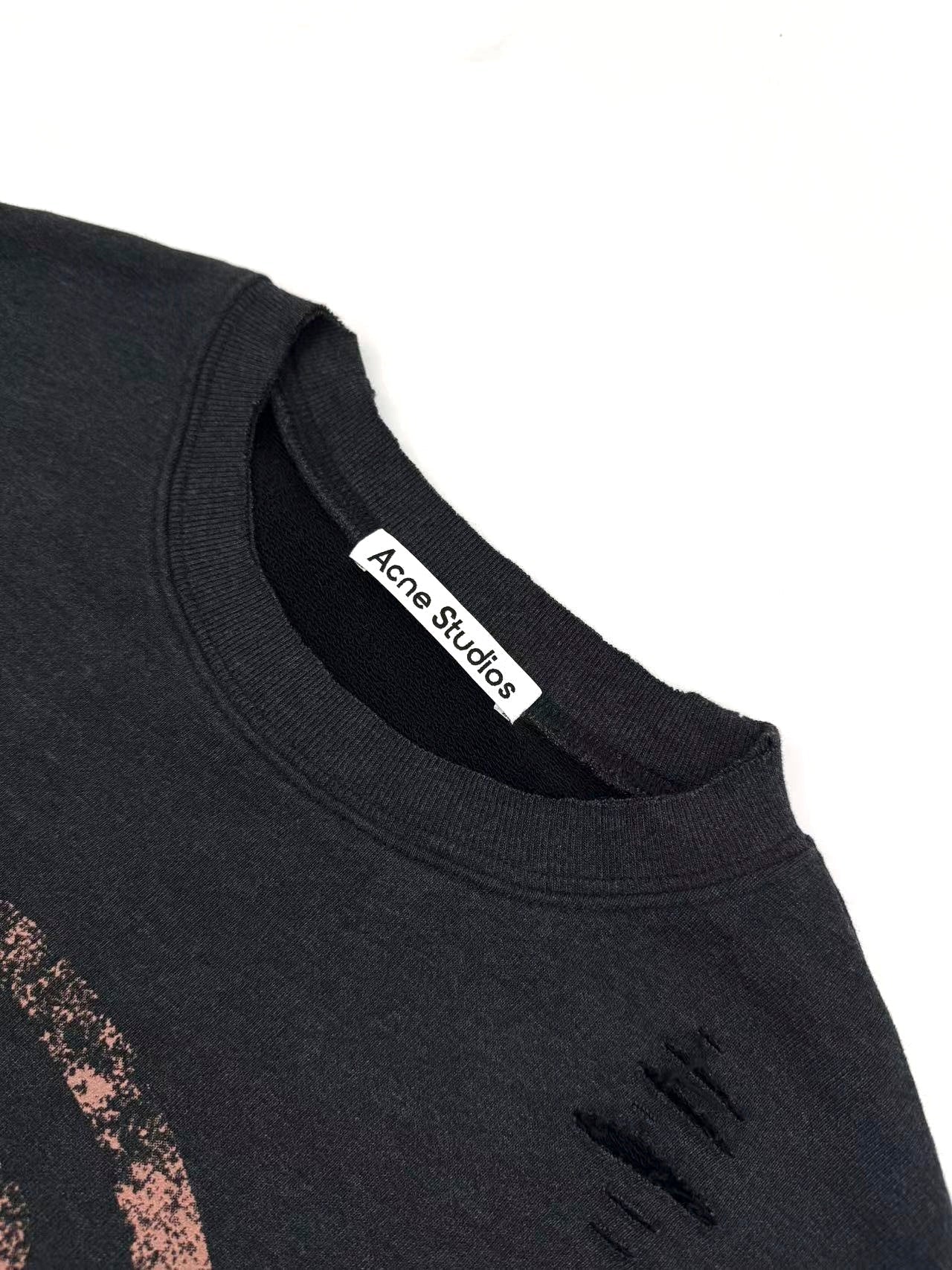 2026 New AS Distressed Logo Sweatshirt with Holes (25310-B20)