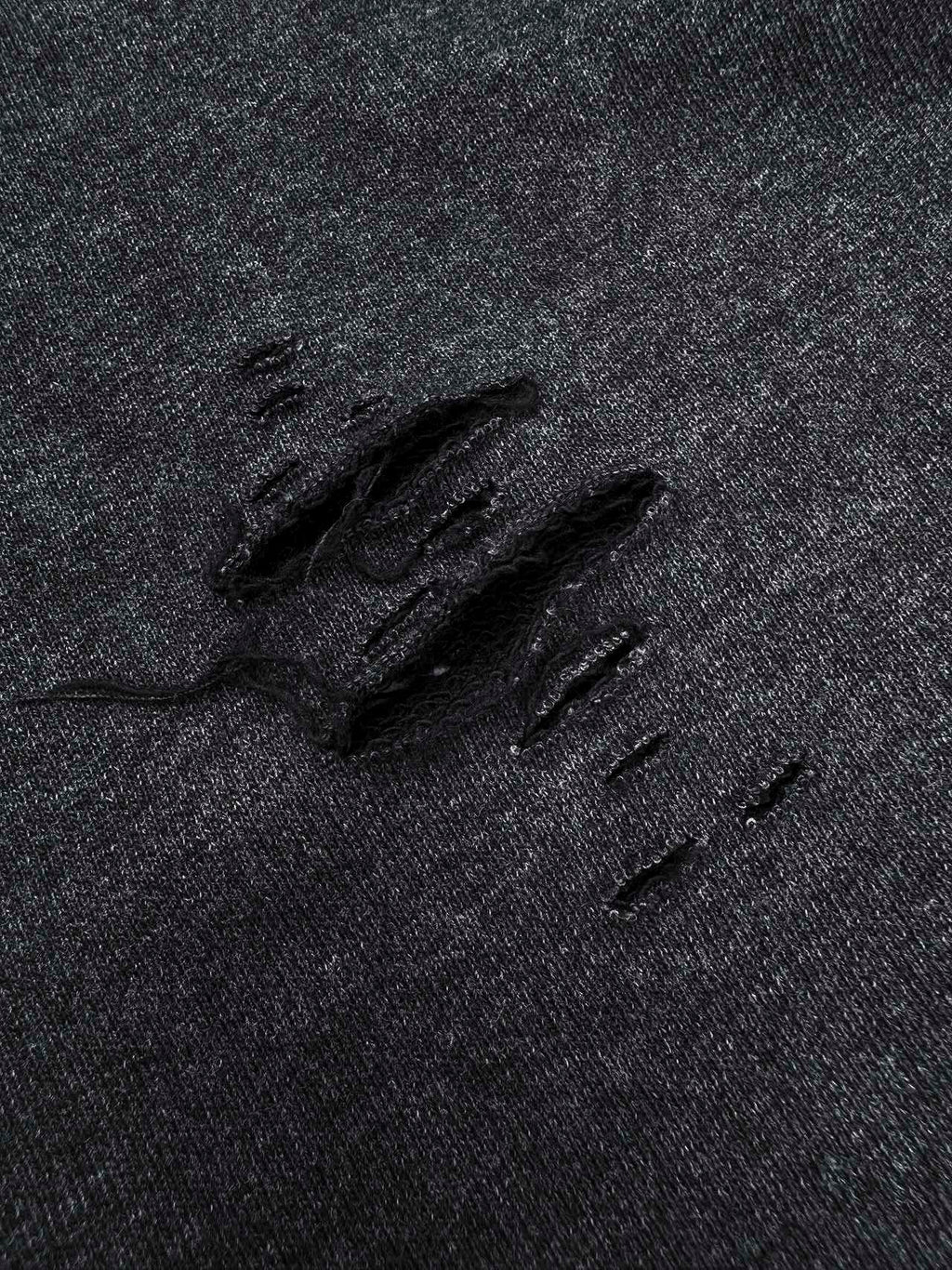 2026 New AS Distressed Logo Sweatshirt with Holes (25310-B20)