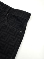 [VIP Exclusive] 2026 New Arrival: FF All-Over Print Jeans (BB716-B75)
