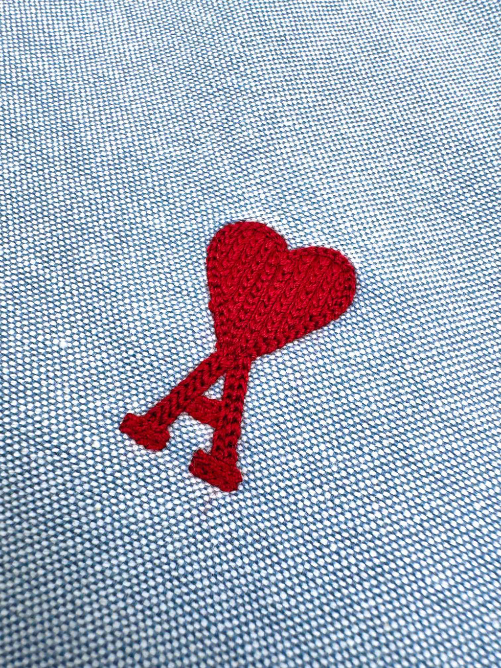 2026 New Heart A Embroidered Box-Cut Shirt (MM066-A55)