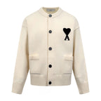 2026 New Heart A Heart-Patterned Jacquard Knit Cardigan (25365-B55)