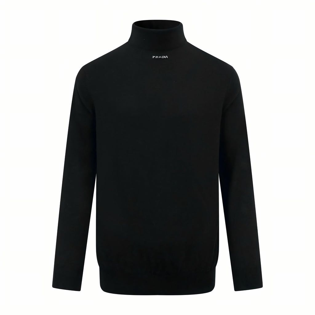 2026 New Triangle Brand Jacquard Turtleneck Jumper (25283-B20)